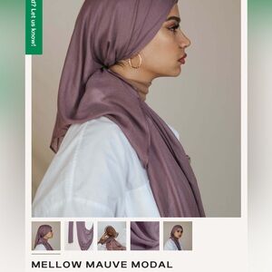 ISO VELA SCARVES Mint green Ocean blue Mellow mauve Burnt coral Fair fuchsia